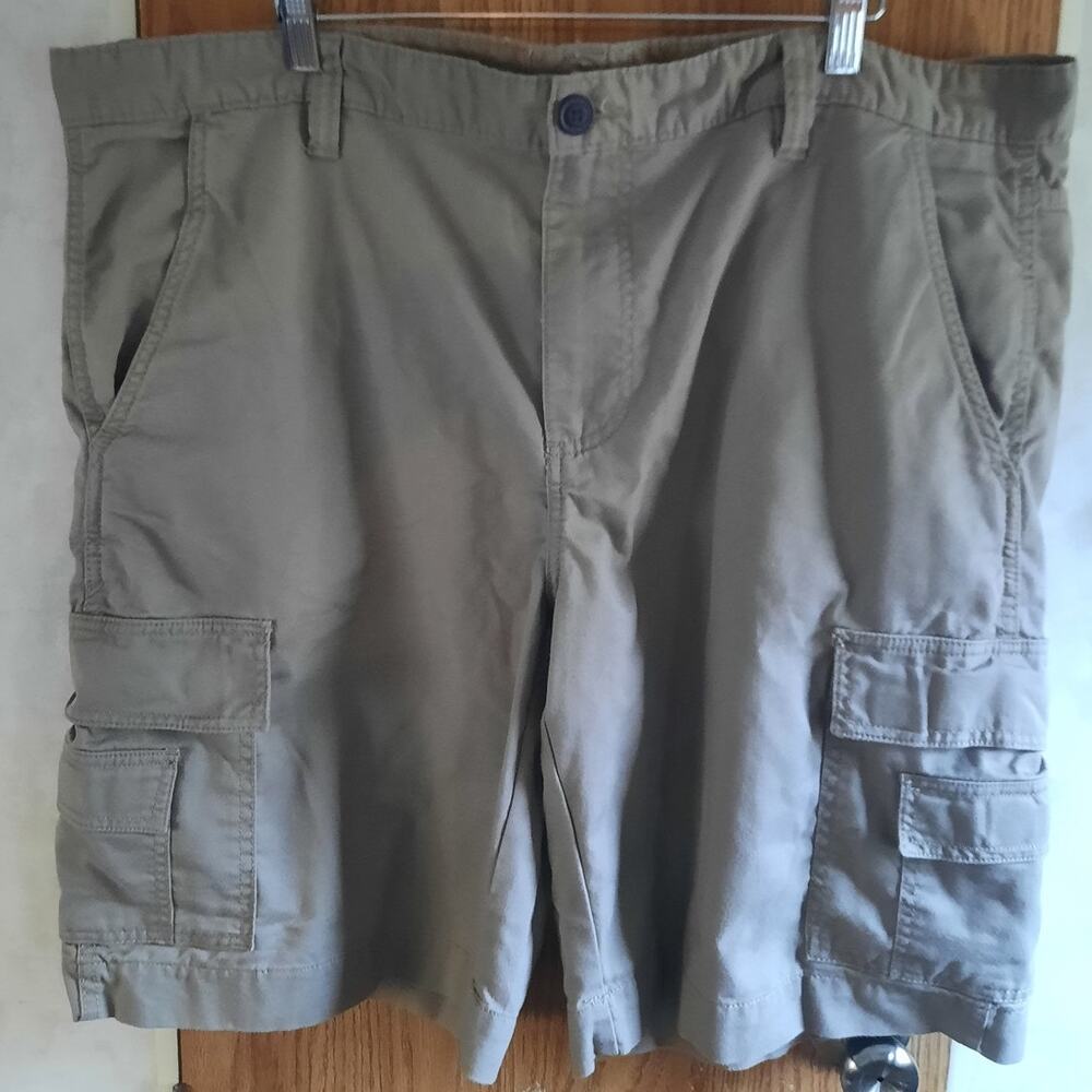RedHead Mens Cargo Shorts 46 Gray Relaxed Fit Hiking Outdoor Utility Workwear